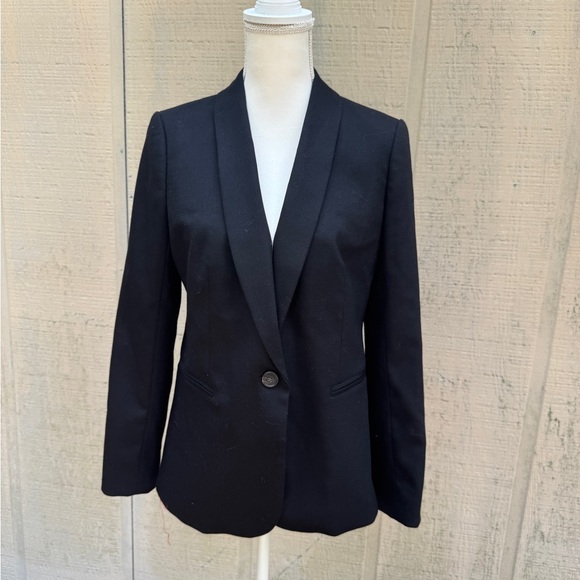 J. Crew Jackets & Blazers - J. Crew Women's Classic Parke Shawl Collaer Black Blazer